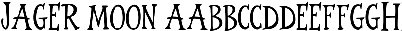 Jager Moon font download