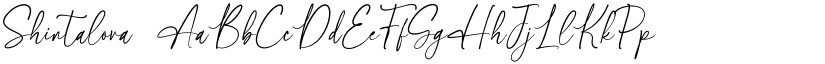 Shintalova font