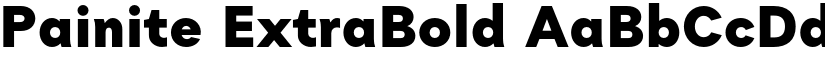 Painite ExtraBold font