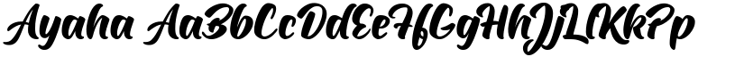 Ayaha font download