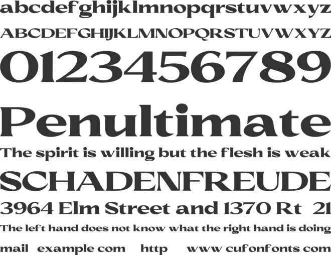 Aurellion font preview
