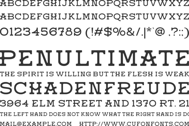 Phoenicia font preview
