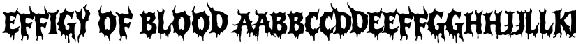 Effigy Of Blood font download