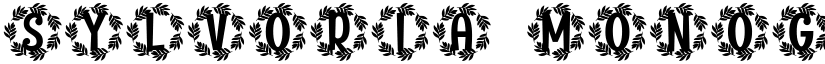 Sylvoria Monogram font download