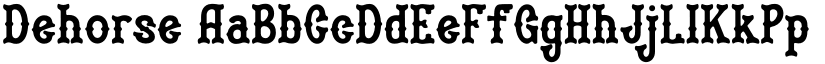 Dehorse font download