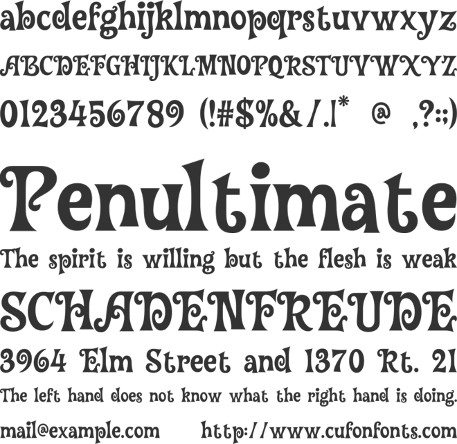 Remalos font preview