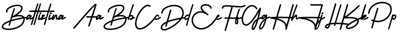 Battistina font