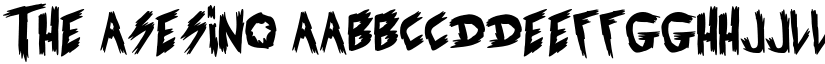 The Asesino font download