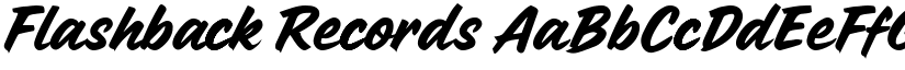 Flashback Records font download