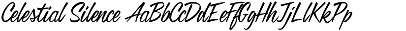Celestial Silence font download
