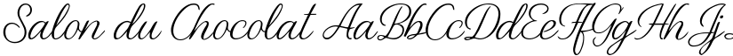 Salon du Chocolat font