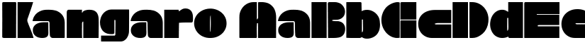 Kangaro font download
