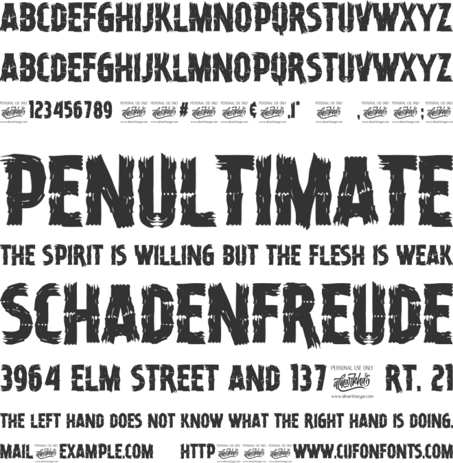 Payaras font preview