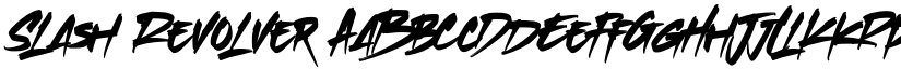 Slash Revolver font download