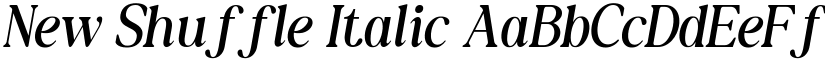 New Shuffle font download