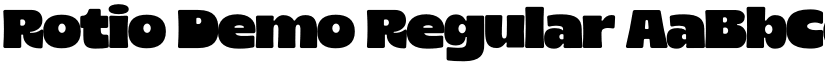 Rotio Demo Regular font