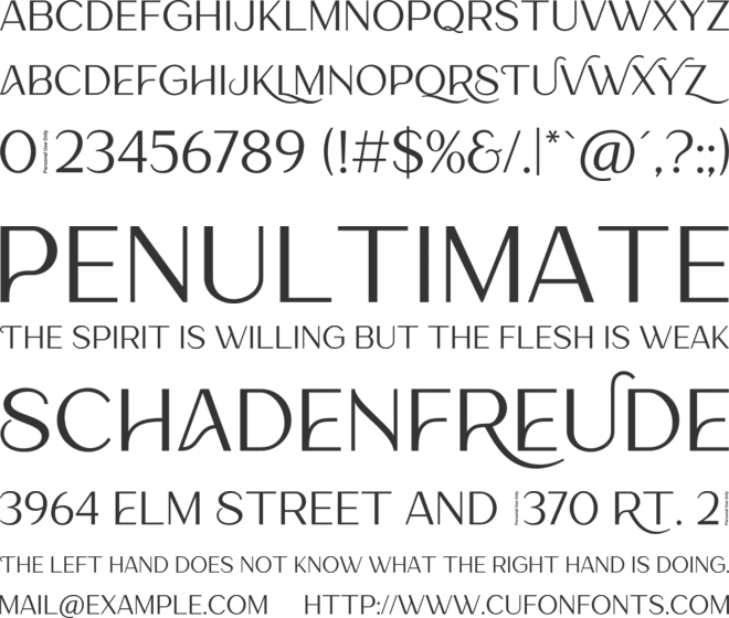 Broela font preview