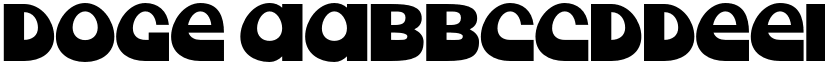 Doge font
