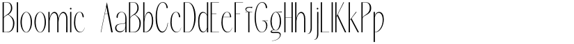 Bloomic font download