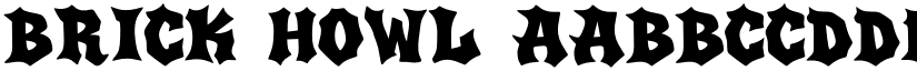 Brick Howl font download