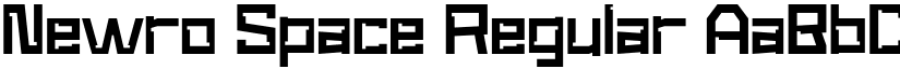 Newro Space font download