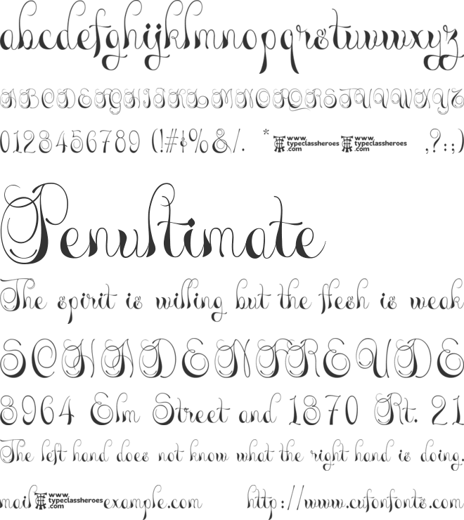 Etiopia font preview