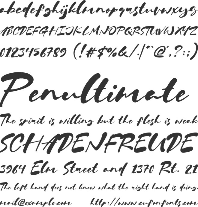 Love Is Amour font preview