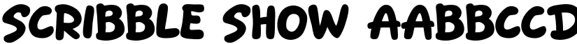 Scribble Show font download