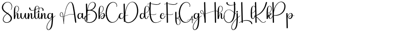 Shunting font download