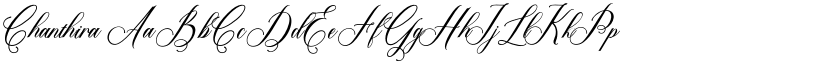 Chanthira font