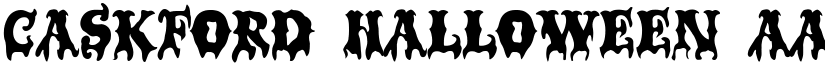 Caskford Halloween font download