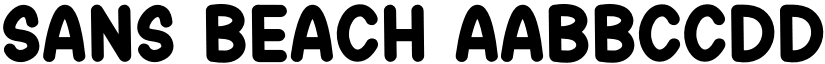 Sans Beach font