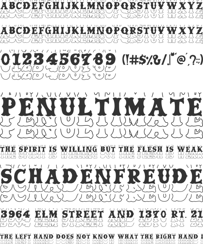 Caskford Stacked font preview
