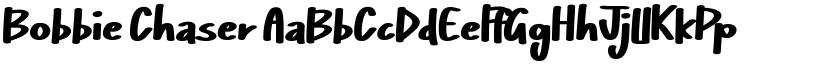 Bobbie Chaser font download