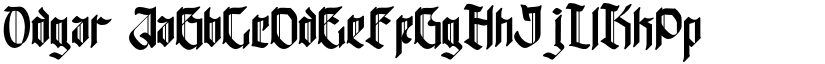 Odgar font download