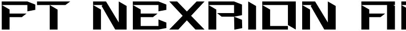 FT Nexrion font download