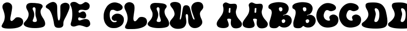 Love Glow font download