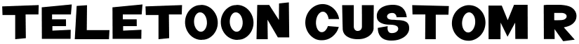 TELETOON Custom font download