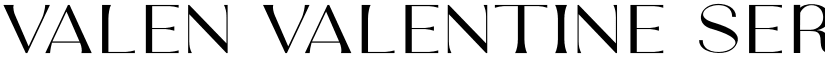Valen Valentine Serif font