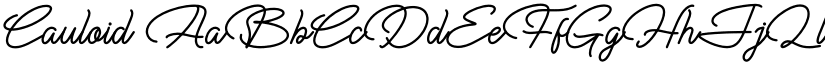 Cauloid font download