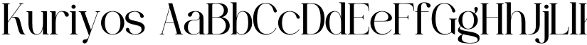 Kuriyos font download