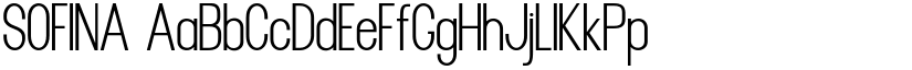 SOFINA font