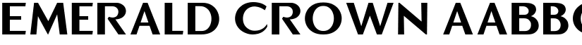 Emerald Crown font download