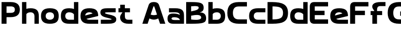 Phodest font