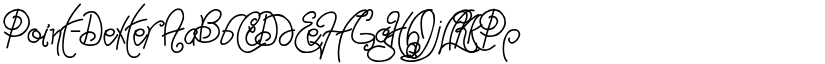 Point-Dexter font