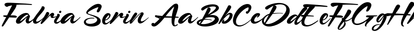 Falria Serin font