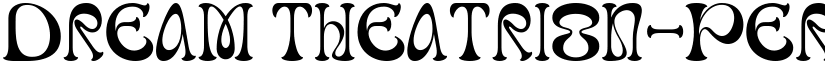 Dream theatrion-Personal use font download