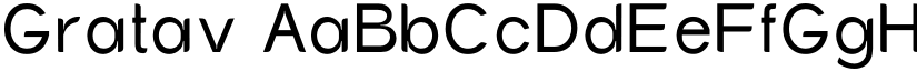 Gratav font