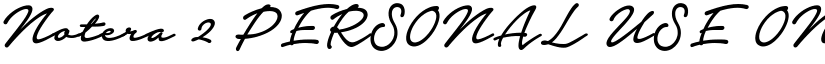 Notera 2 PERSONAL USE ONLY Medium font