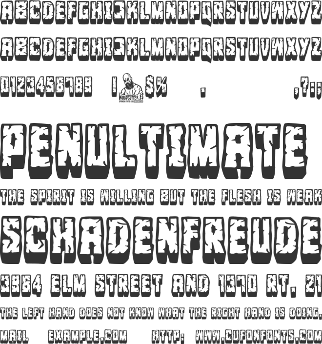 Caracol Island font preview